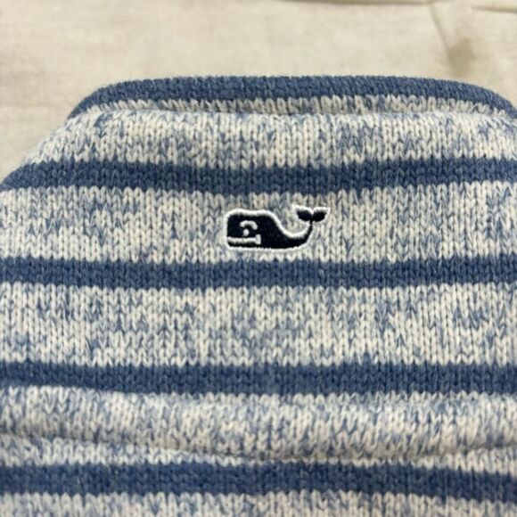 Ladies Vineyard Vines Blue and Heather White Knit Vest‎ Size XXS - Picture 12 of 12